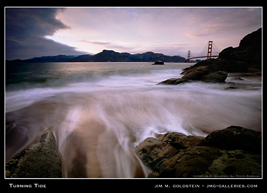 Turning Tide, landscape photo by Jim M. Goldstein